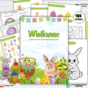 Wielkanoc. Kreatywny zestaw zabaw i aktywności dla dzieci
