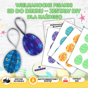 Wielkanocne pisanki 3D do druku